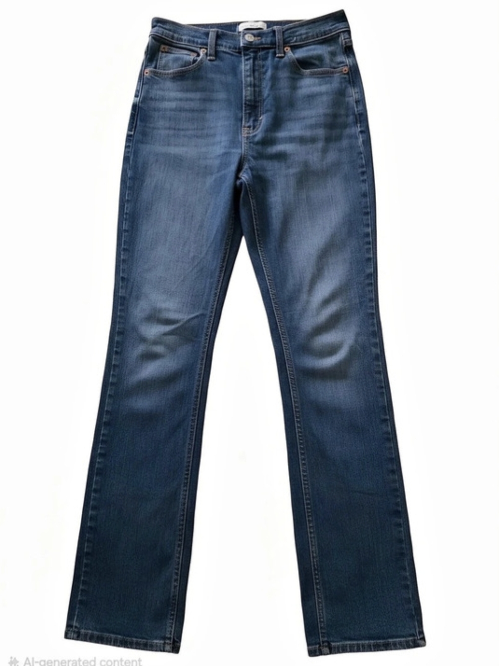 Abercrombie & Fitch The Slim Straight Ultra High Rise Jeans Blue Waist 27